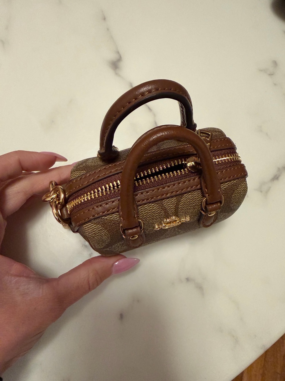 Coach Mini Rowan Bag Charm - Picture 4 of 6